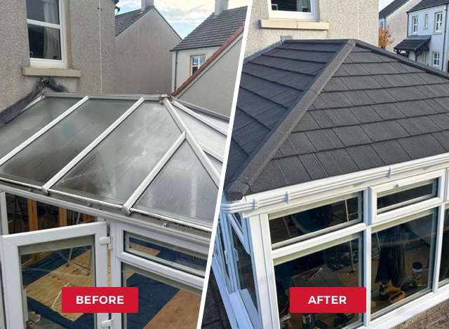 Conservatory Roof Replacement Kilmarnock Recent Projects
